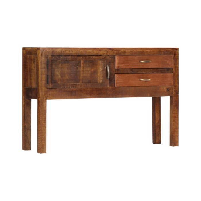 Buffet 118x30x75 cm Bois de manguier massif