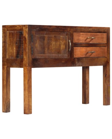 Buffet 118x30x75 cm Bois de manguier massif