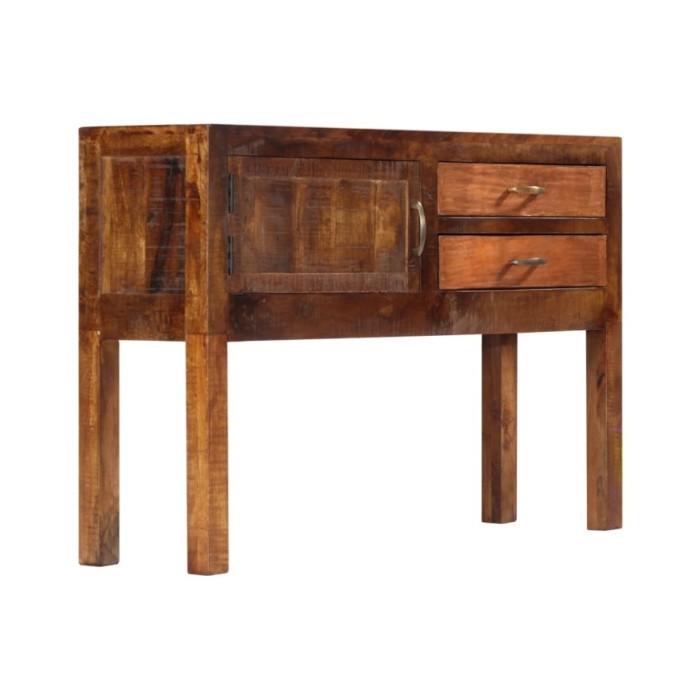 Buffet 118x30x75 cm Bois de manguier massif