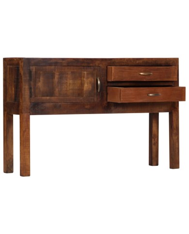 Buffet 118x30x75 cm Bois de manguier massif