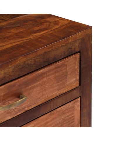 Buffet 118x30x75 cm Bois de manguier massif