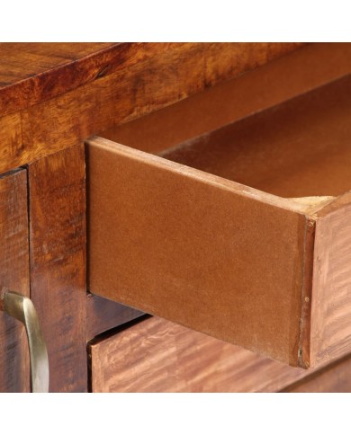 Buffet 118x30x75 cm Bois de manguier massif