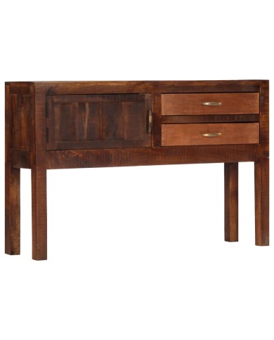 Buffet 118x30x75 cm Bois de manguier massif