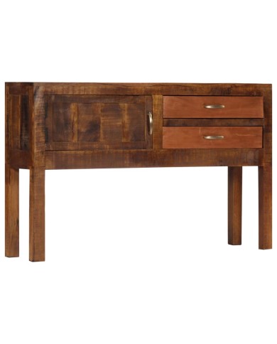 Buffet 118x30x75 cm Bois de manguier massif