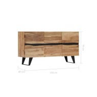Buffet 150 x 40 x 79 cm Bois d'acacia massif