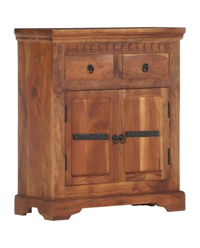 Buffet 63 x 30 x 75 cm Bois d'acacia massif