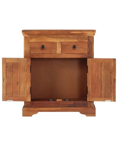 Buffet 63 x 30 x 75 cm Bois d'acacia massif