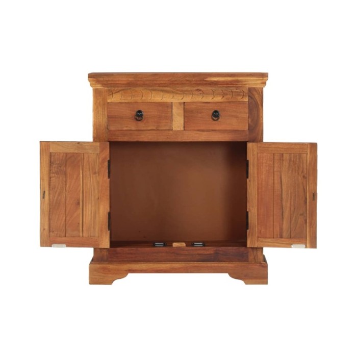 Buffet 63 x 30 x 75 cm Bois d'acacia massif