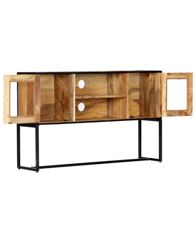 Meuble TV 120 x 30 x 75 cm Bois de récupération massif