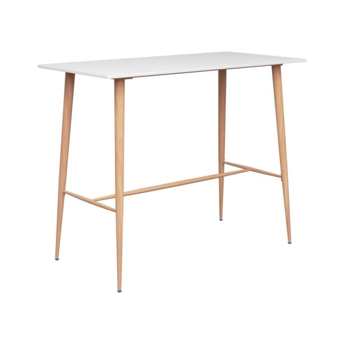 Table de bar Blanc 120x60x105 cm