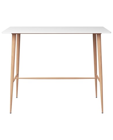 Table de bar Blanc 120x60x105 cm