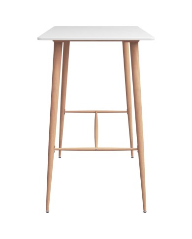 Table de bar Blanc 120x60x105 cm