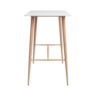 Table de bar Blanc 120x60x105 cm