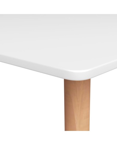 Table de bar Blanc 120x60x105 cm