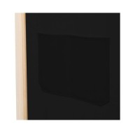 Cloison de séparation 5 panneaux Noir 200 x 170 x 4 cm Tissu