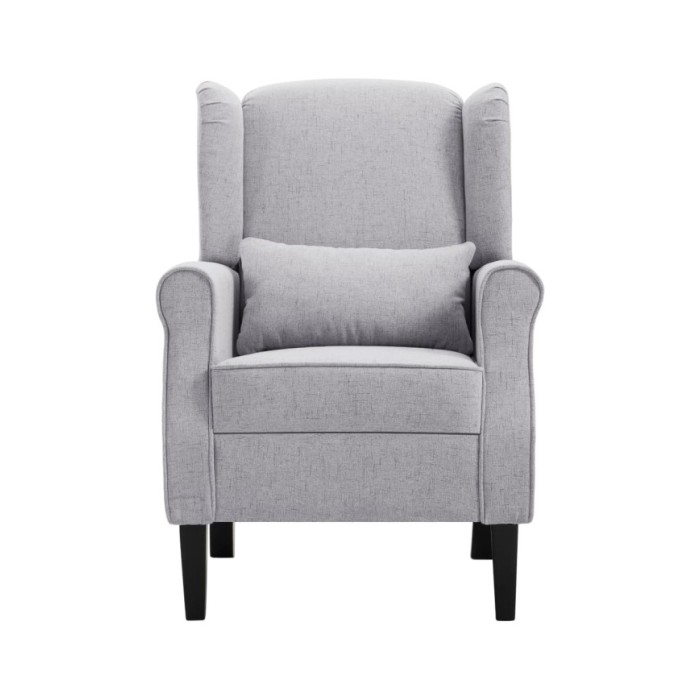Fauteuil Gris clair Tissu