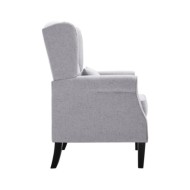 Fauteuil Gris clair Tissu