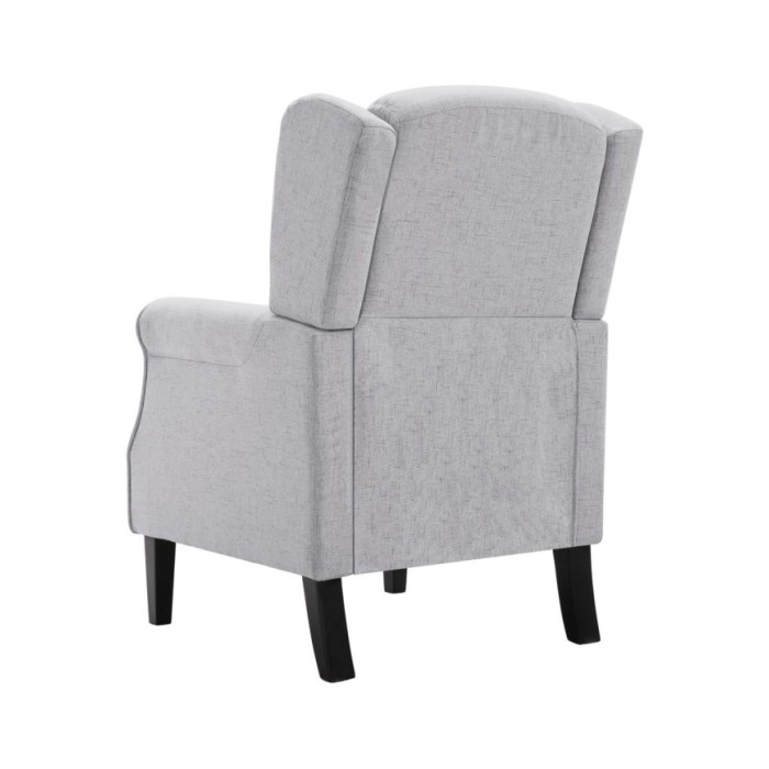 Fauteuil Gris clair Tissu