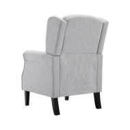 Fauteuil Gris clair Tissu