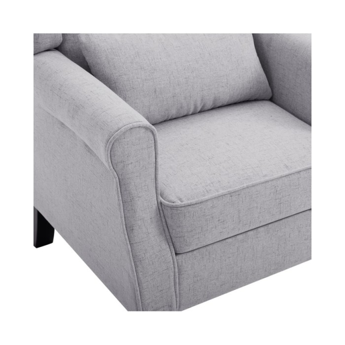 Fauteuil Gris clair Tissu