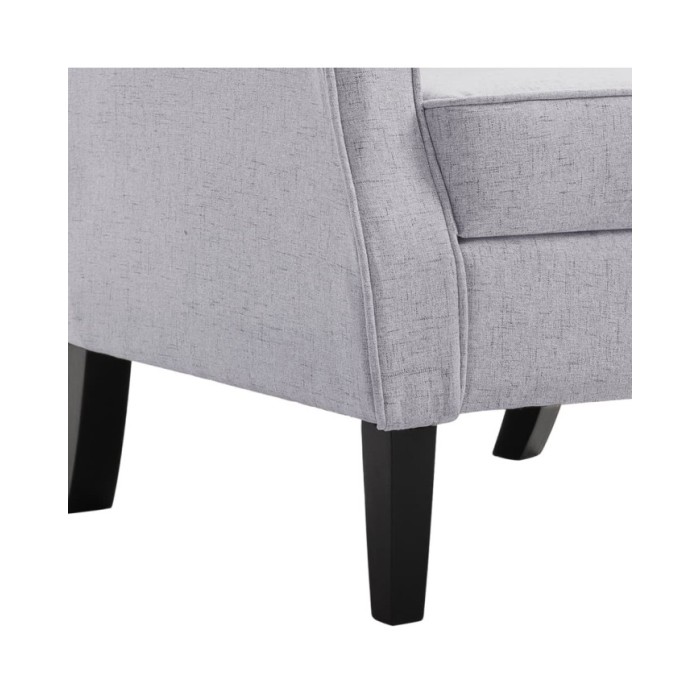 Fauteuil Gris clair Tissu