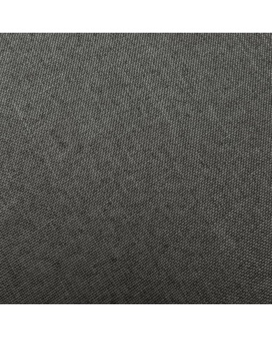 Chaises de bar 2 pcs Gris foncé Tissu