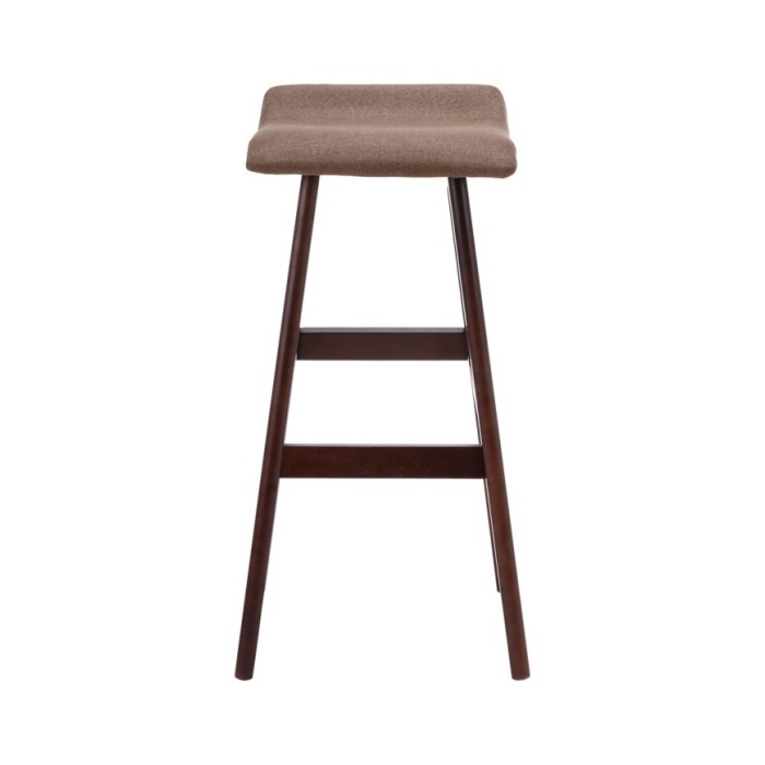 Chaises de bar 2 pcs Taupe Tissu