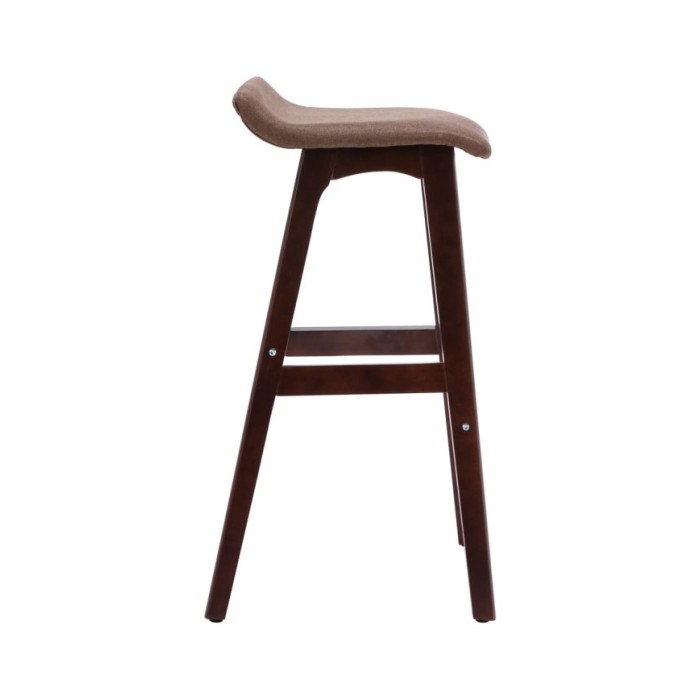 Chaises de bar 2 pcs Taupe Tissu