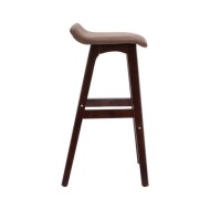 Chaises de bar 2 pcs Taupe Tissu