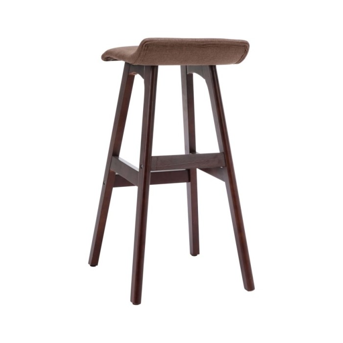 Chaises de bar 2 pcs Taupe Tissu