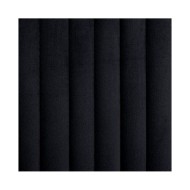 Chaises de salle à manger 2 pcs Noir Velours 