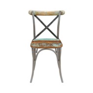 Chaises de salle à manger 4 pcs Bois de récupération solide