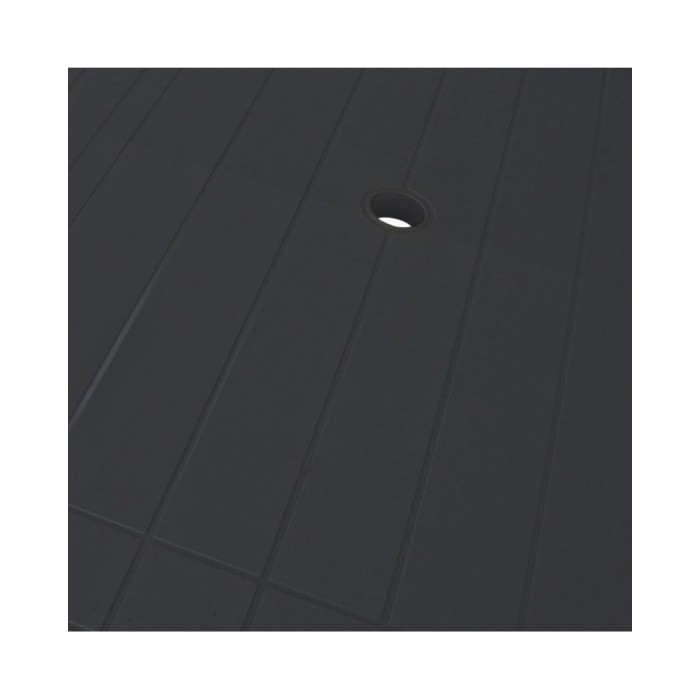 Mobilier à dîner d'extérieur 7 pcs Plastique Anthracite 