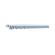 Auvent pliable manuel 450 cm Bleu/blanc