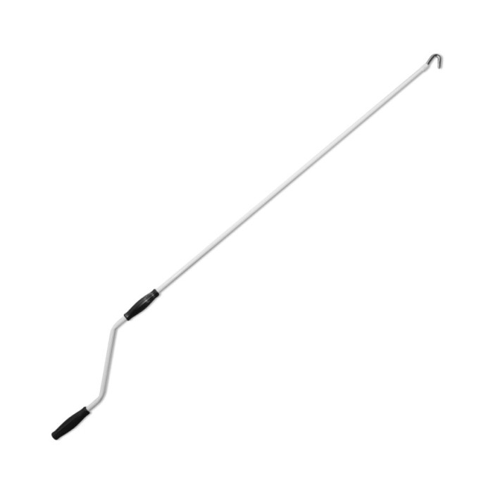 Auvent pliable manuel 450 cm Bleu/blanc