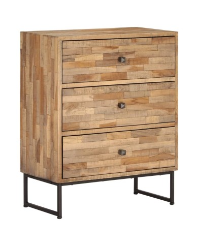 Ensemble de buffet 2 pcs Bois de teck recyclé