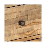 Ensemble de buffet 2 pcs Bois de teck recyclé