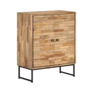 Ensemble de buffet 2 pcs Bois de teck recyclé