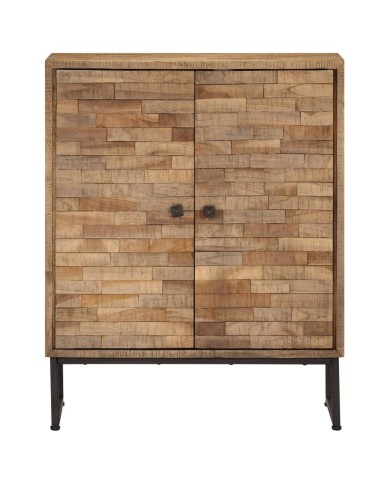Ensemble de buffet 2 pcs Bois de teck recyclé