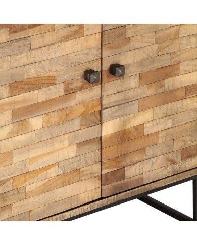 Ensemble de buffet 2 pcs Bois de teck recyclé