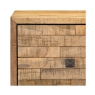 Ensemble de buffet 2 pcs Bois de teck recyclé