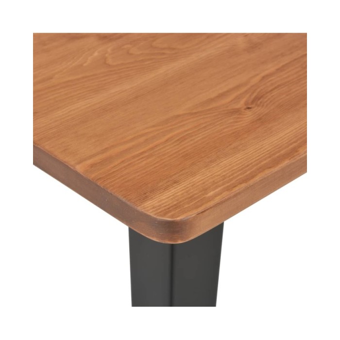 Mobilier de bar 3 pcs Acier Noir