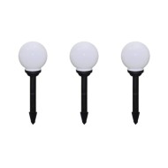 6 pcs Lampes d'allée d'extérieur à LED 20 cm et piquet au sol