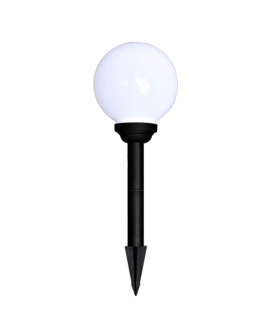 6 pcs Lampes d'allée d'extérieur à LED 20 cm et piquet au sol