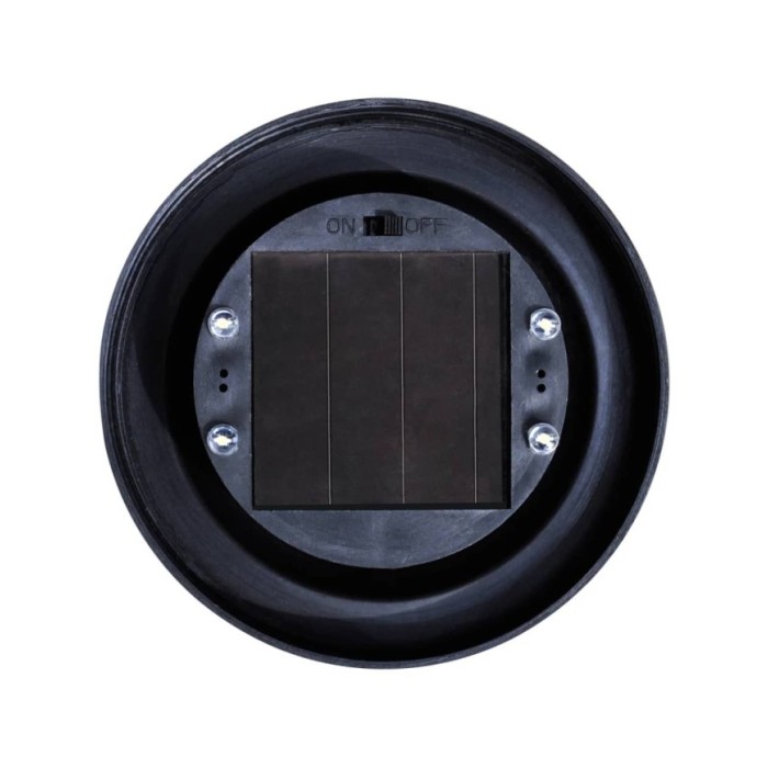 6 pcs Lampes d'allée d'extérieur à LED 20 cm et piquet au sol