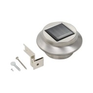 Lampes solaires à LED rondes d'extérieur 12 pcs 12 cm Blanc