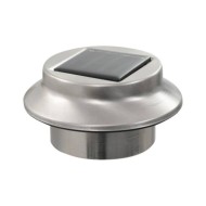 Lampes solaires à LED rondes d'extérieur 12 pcs 12 cm Blanc