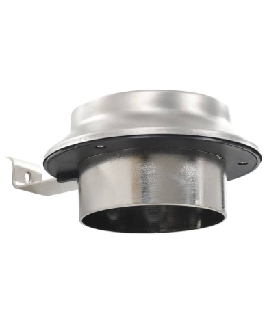 Lampes solaires à LED rondes d'extérieur 12 pcs 12 cm Blanc