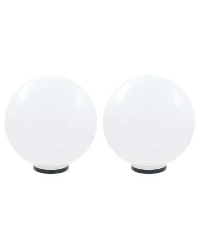 Lampes à LED sous forme de boule 2 pcs Sphérique 50 cm PMMA 