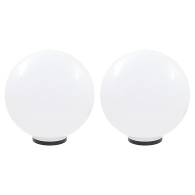 Lampes à LED sous forme de boule 2 pcs Sphérique 50 cm PMMA 